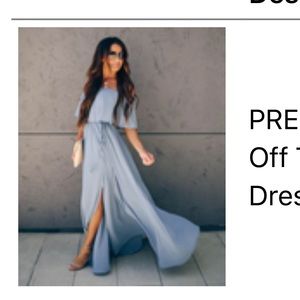 Vici off the shoulder dress